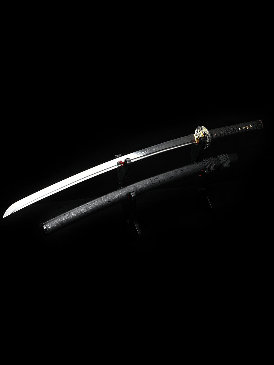 Japanese samurai sword hand forged T10 steel covered earth burning blade exquisite collection
