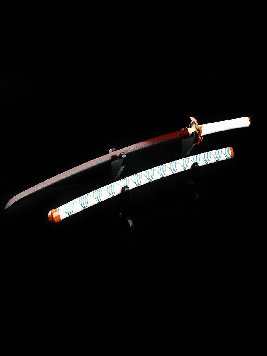 (A002)Demon Slayer sword katana sword kimetsu no yaiba Truly handmadeRengoku Kyoujurou(19)