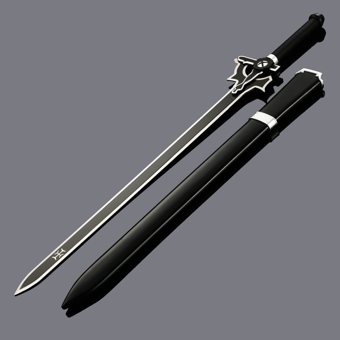 (A41)Sword God Domain Anime Sword COS Black Sword
