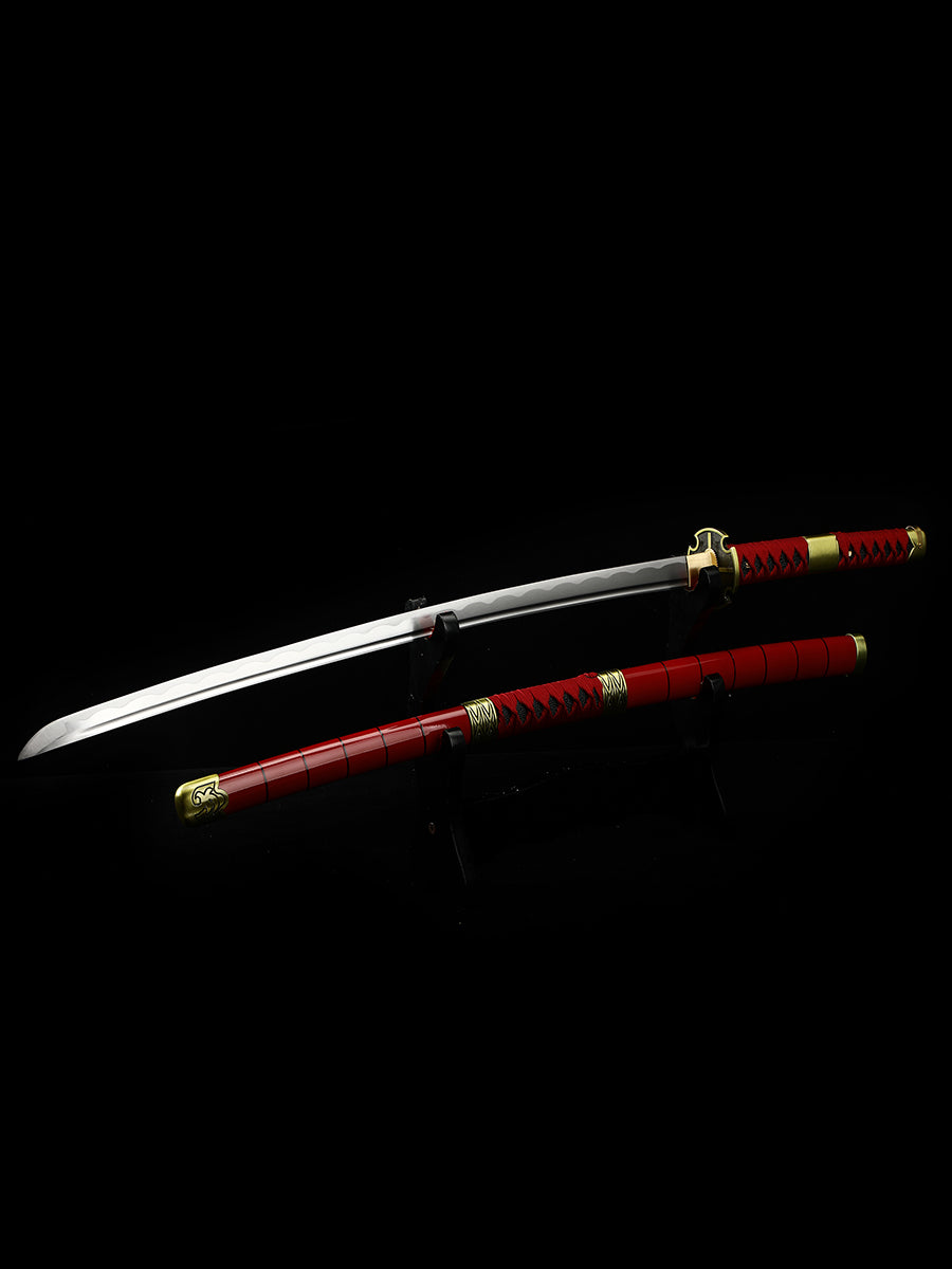(A18)One Piece Series Authentic Japanese samurai katana carbon steel COS men's fine gift series(45)