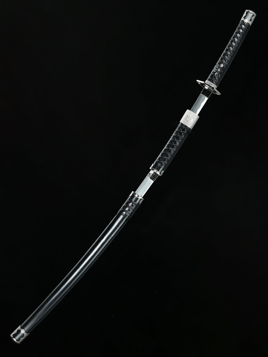 (47)Japanese samurai sword handmade mother and child knife made of 1095 steel