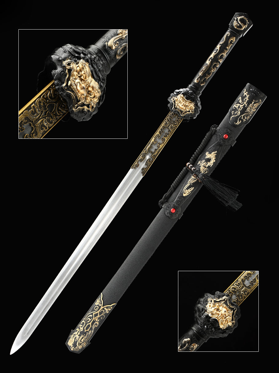 Chinese Sword, Han Dynasty Sword, Film and Television Sword, 1060 Steel Production, Blunt Practice Sword(86)