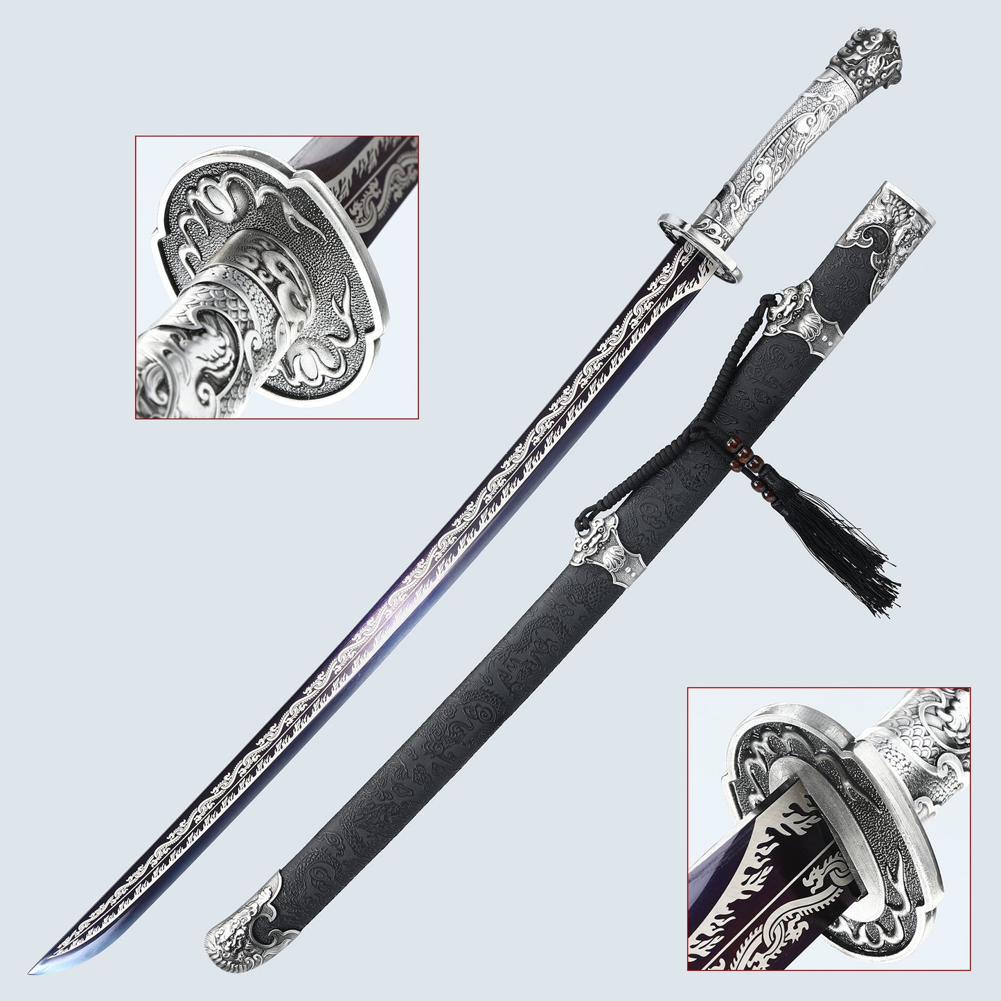 Chinese film and television knife Tang Dynasty knife made of 1095 steel