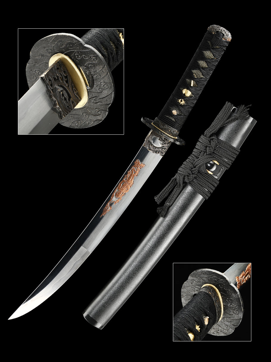 real Japanese knife T10 steel samurai knife grinding knife knife Tan sharp all Tang 20 inch