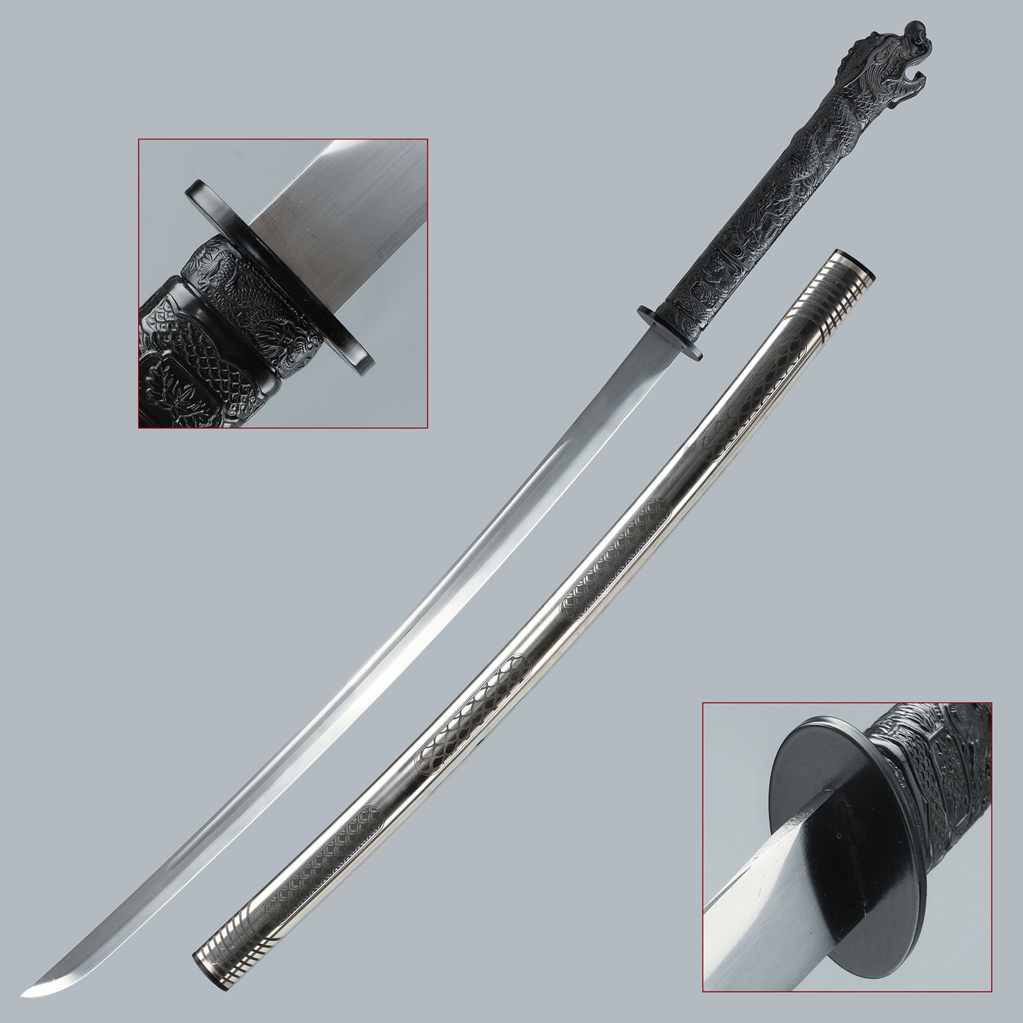 (10)Japanese samurai real sword, real sword weapon, all Tang, fully functional, practical and sharp