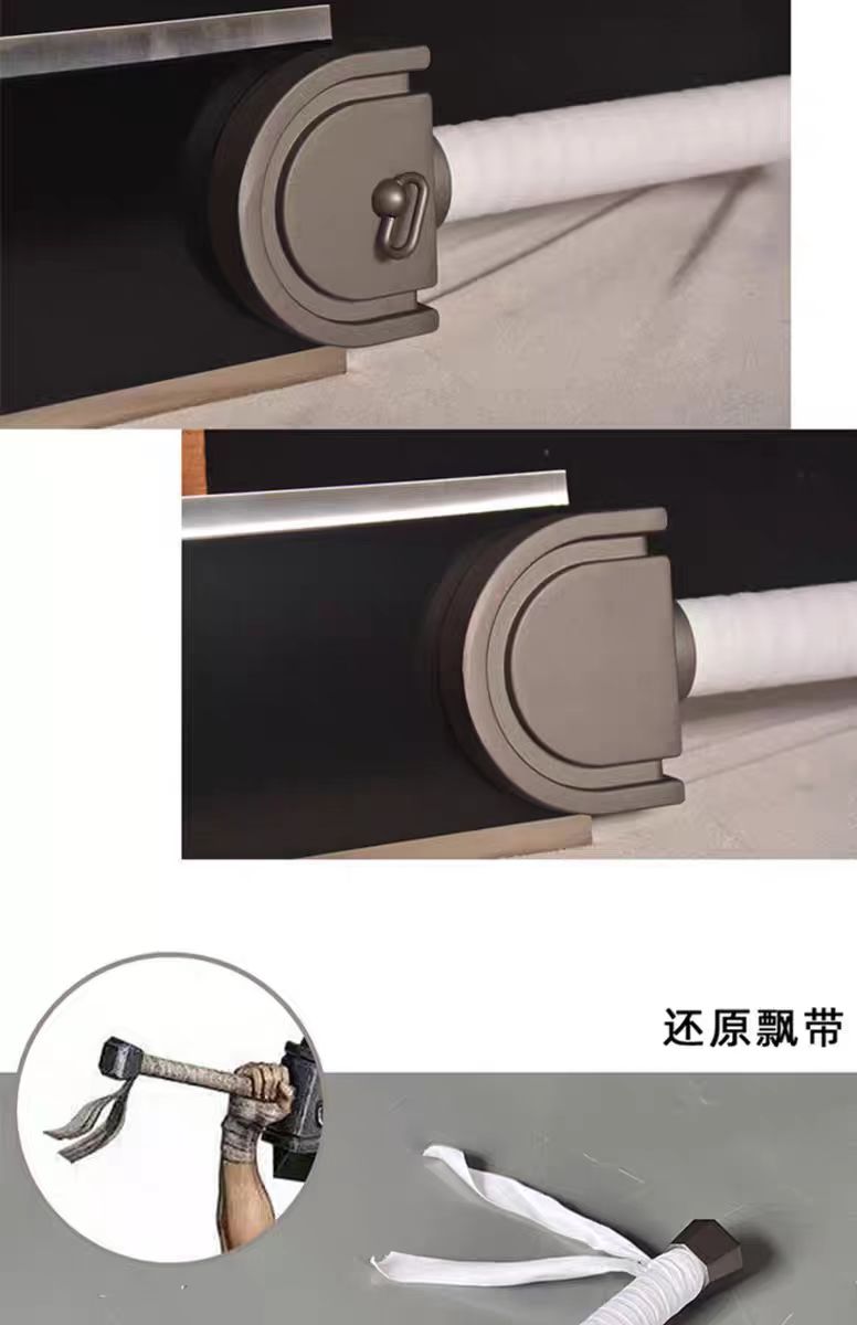 (100)Gus Slaying Dragon Sword COS Sword Wind Legend Imprinted Warrior Gazi Heavy Sword Blade Weapon Anime Prop