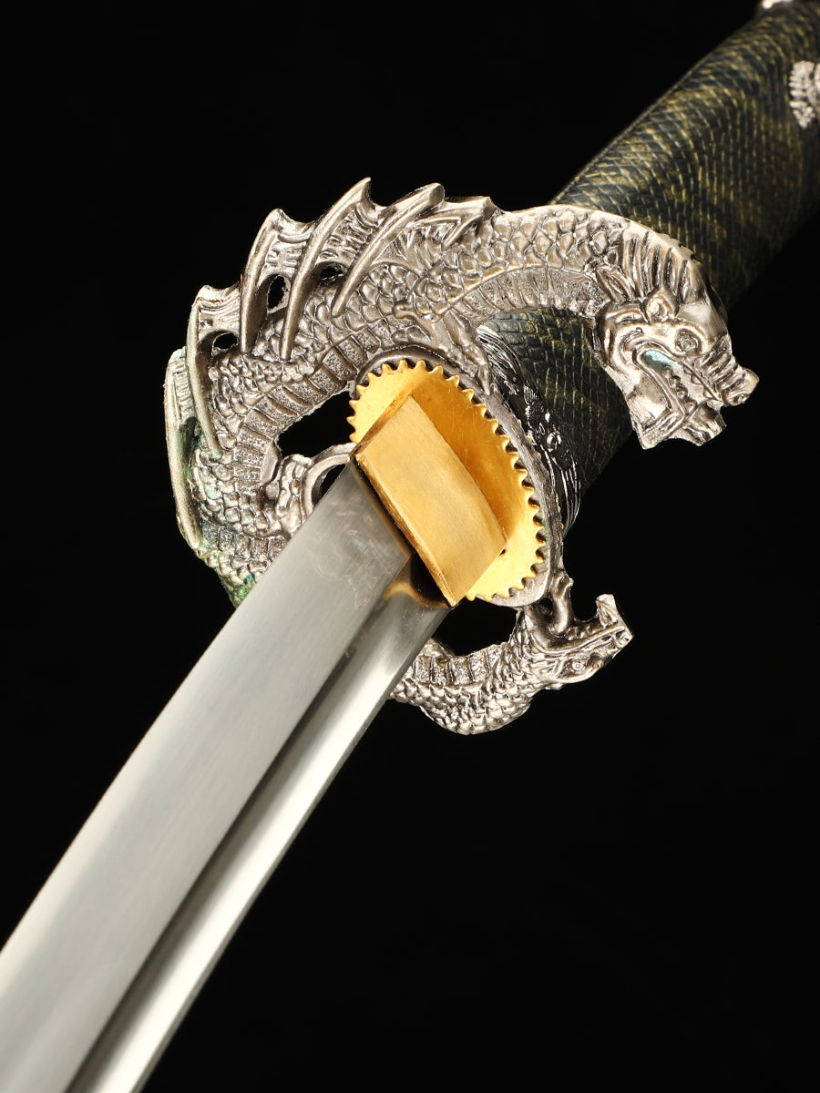 Handmade authentic Japanese samurai sword 1095 steel gray sword Tan exquisite gift