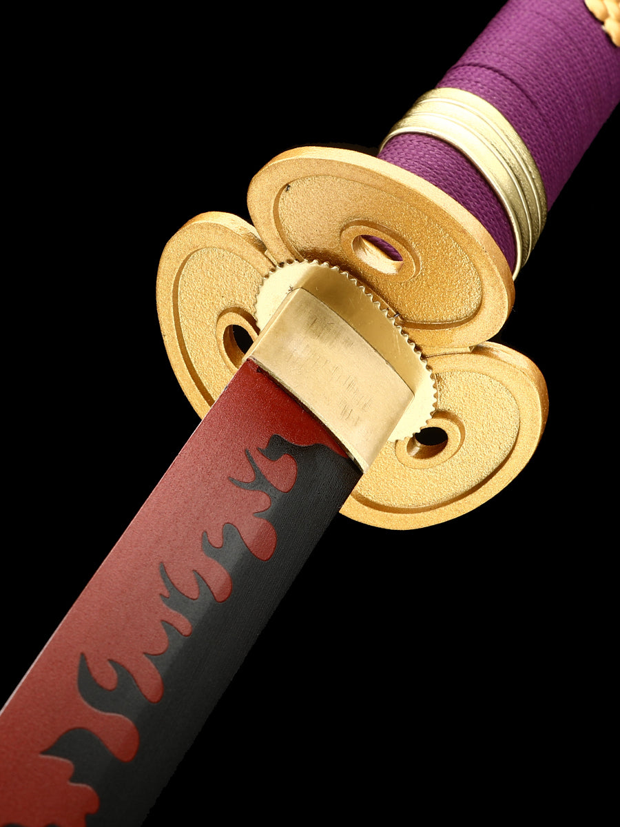 (A011)One Piece Series Authentic Japanese samurai katana carbon steel COS men's fine gift series(56)