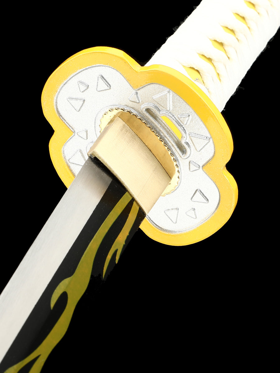 (A006)Demon Slayer kimetsu no yaiba Truly handmade katana sword Agatsuma Zenitsu