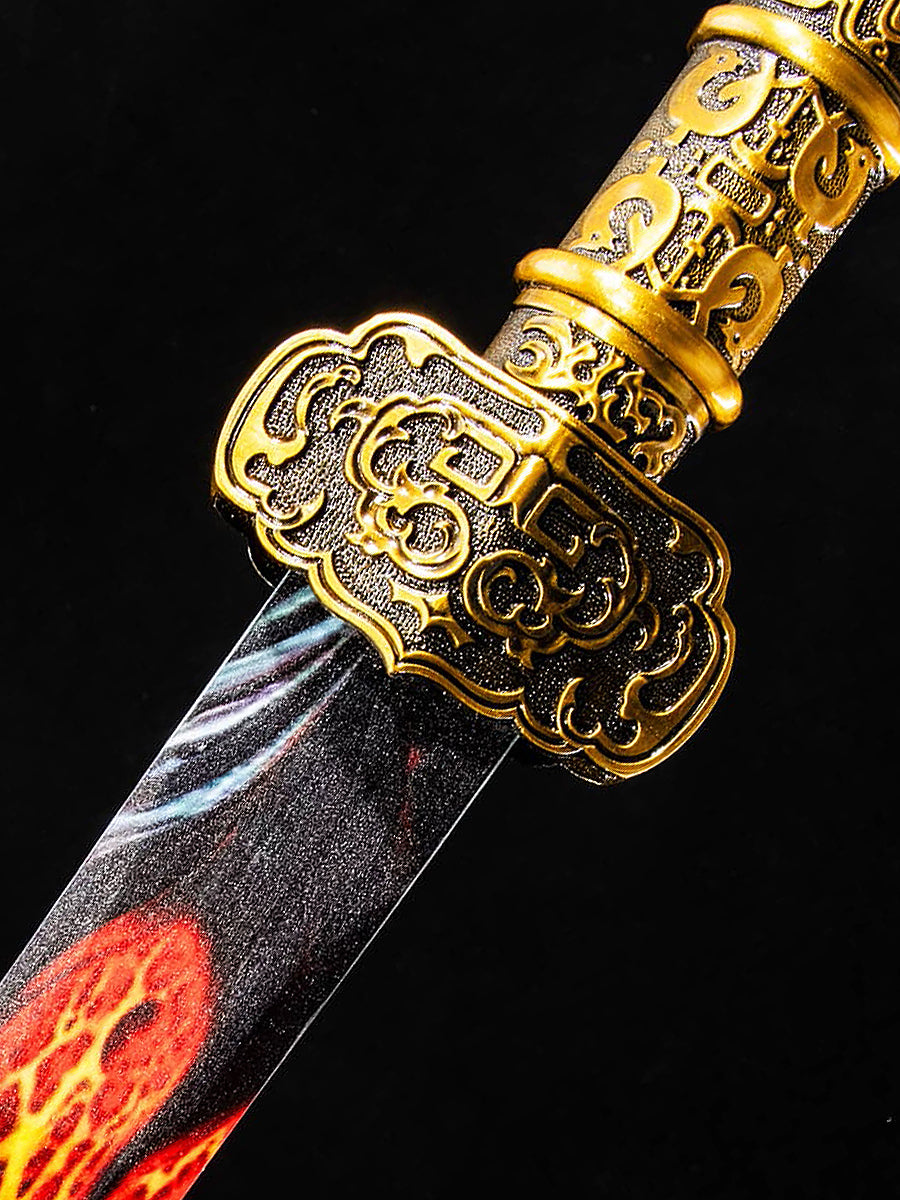 Yan Chi Han Sword, Made in China, with a 1060 steel forged exquisite scabbard