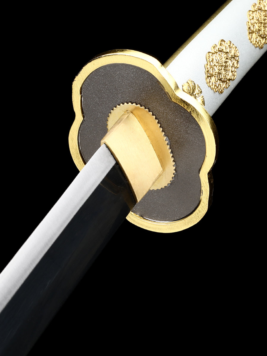 (A020)Handmade Japanese Tachi Odachi Sword High Manganese Steel With black Blade