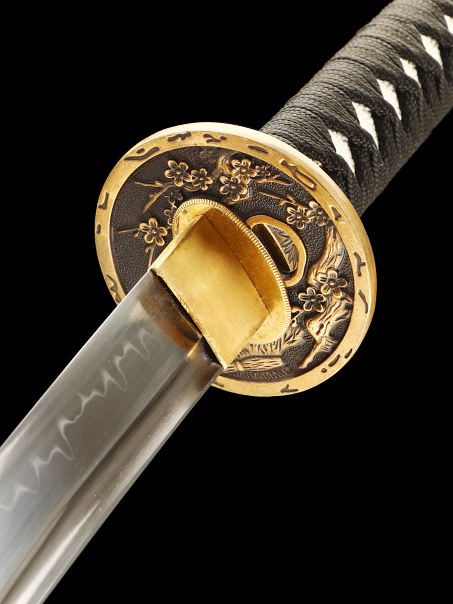 (27)Hand-made Japanese katana T10 steel blade