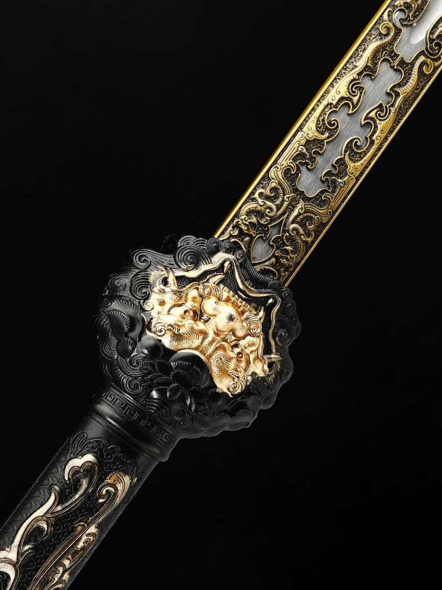 Chinese Sword, Han Dynasty Sword, Film and Television Sword, 1060 Steel Production, Blunt Practice Sword(86)