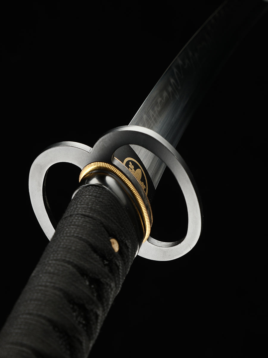 (92)Ninja Short Blade T10 Steel Warrior Blade Sharp All Tang Battle Preparation