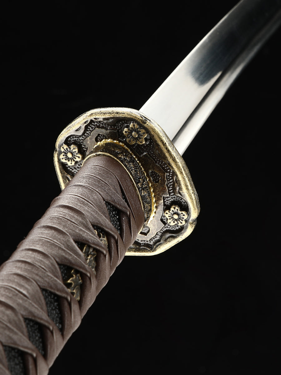 Handmade Japanese samurai sword Tai Dao 1095 steel made camouflage sheath
