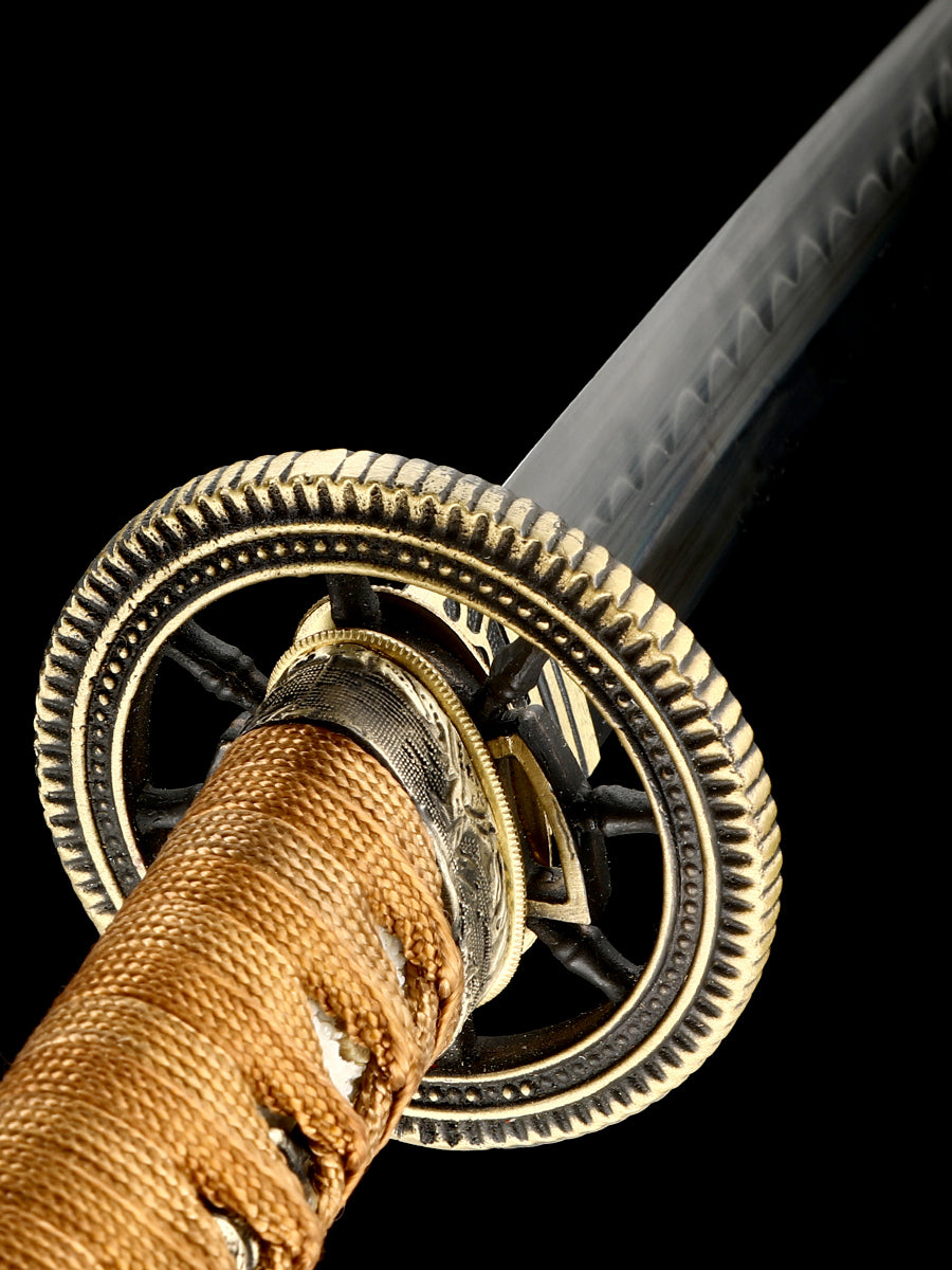 Japanese Real Sword Handmade Katana T10 Steel Samurai Hand drawn scabbard Knife Full Tang Sharp