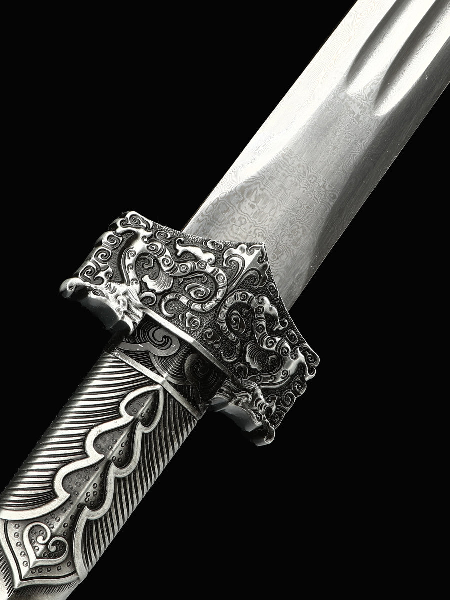Chinese Sword Film and Television Sword Costume Collection Sword 1090 Steel Sheath Hand drawn Pattern(94)