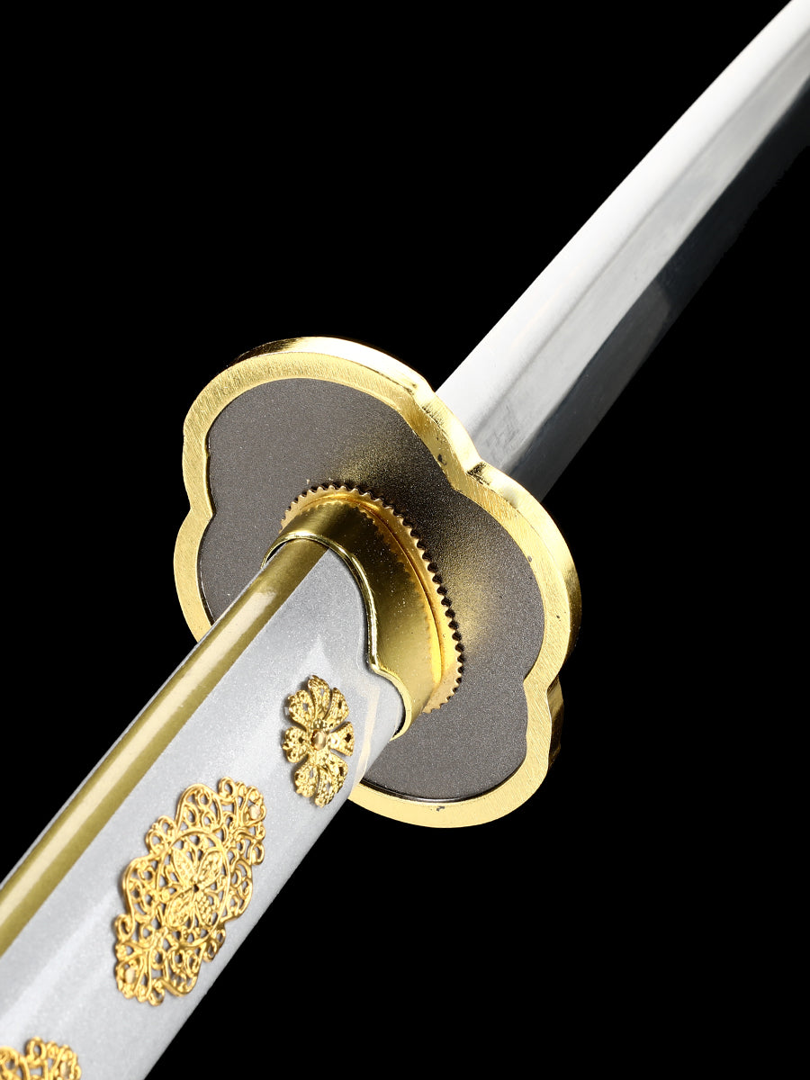 (A020)Handmade Japanese Tachi Odachi Sword High Manganese Steel With black Blade