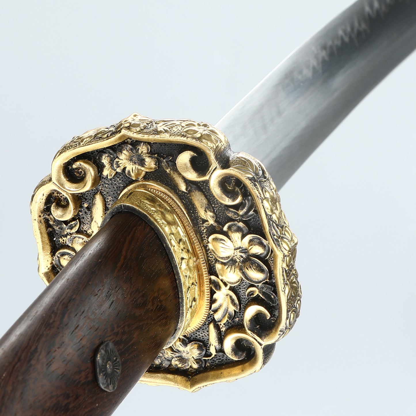 Handmade Katana T10 Steel Samurai Japanese Real Sword Chicken Wing Wooden Sheath Knife Full Tang Sharp