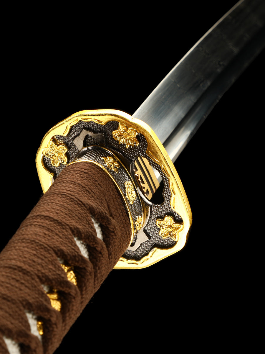 (26)Handmade Japanese Tachi Odachi Sword Pattern Steel Full Tang