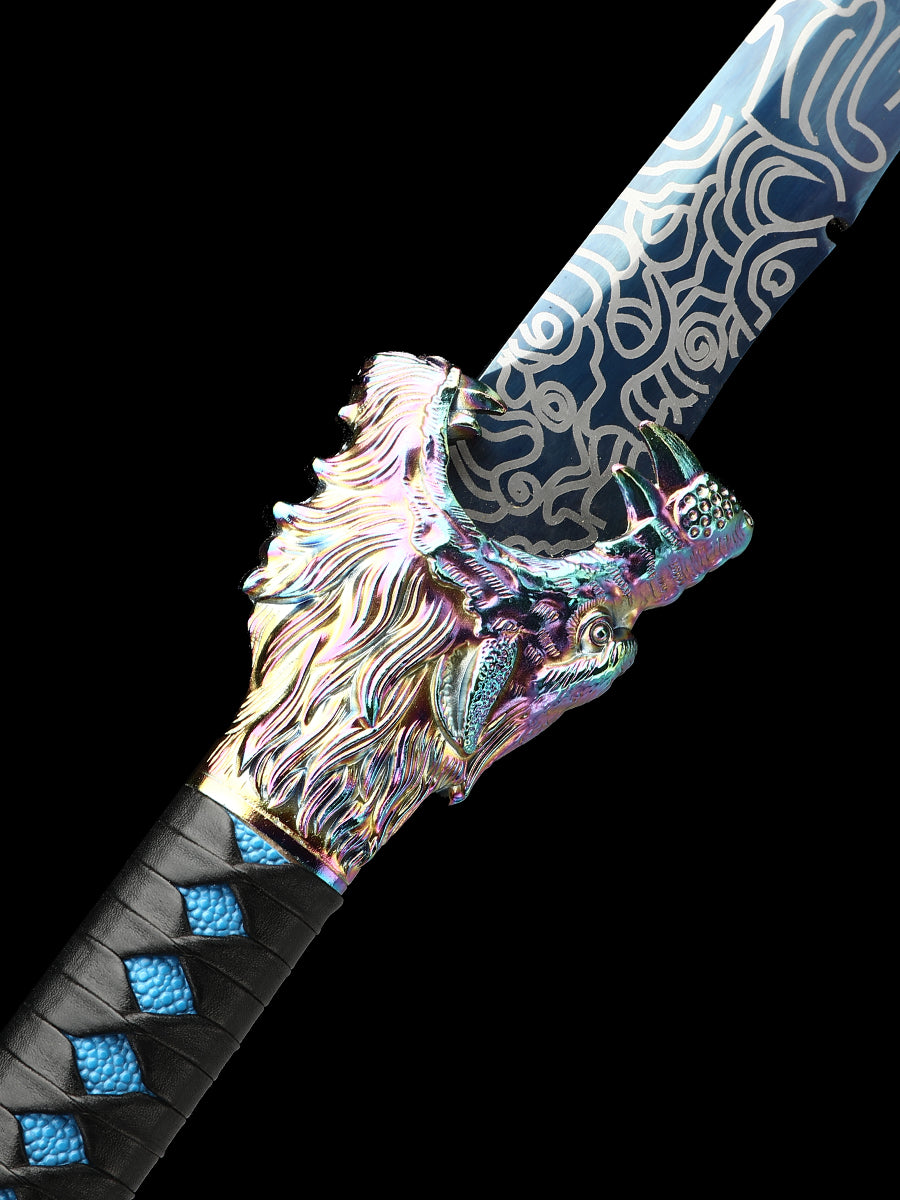 Hand forged long knife, machete, 1095 steel, handmade, collectible decorative knife