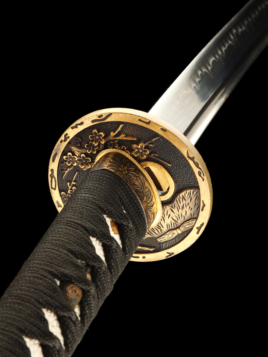 (27)Hand-made Japanese katana T10 steel blade