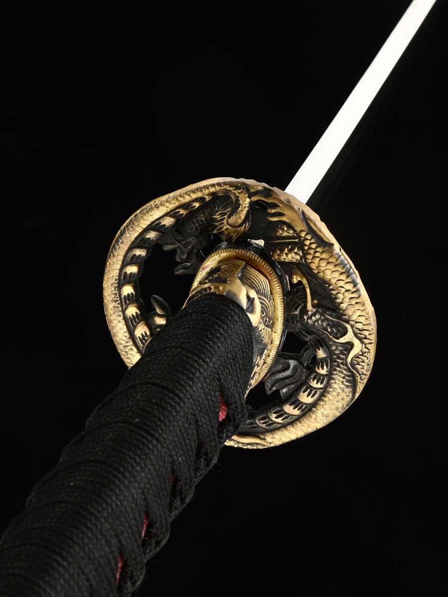 Advanced Samurai Handmade Katana Dama Steel Handmade Forging All Tang Dynasty