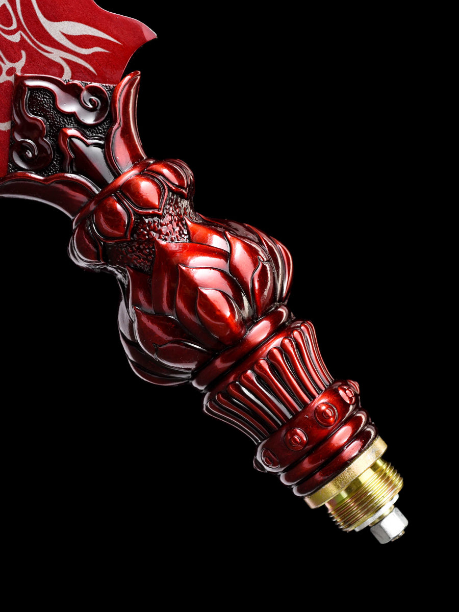 Eighteen weapons decoration collection, Nezha's same lotus spear, red