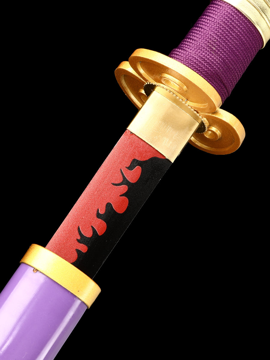 (A011)One Piece Series Authentic Japanese samurai katana carbon steel COS men's fine gift series(56)