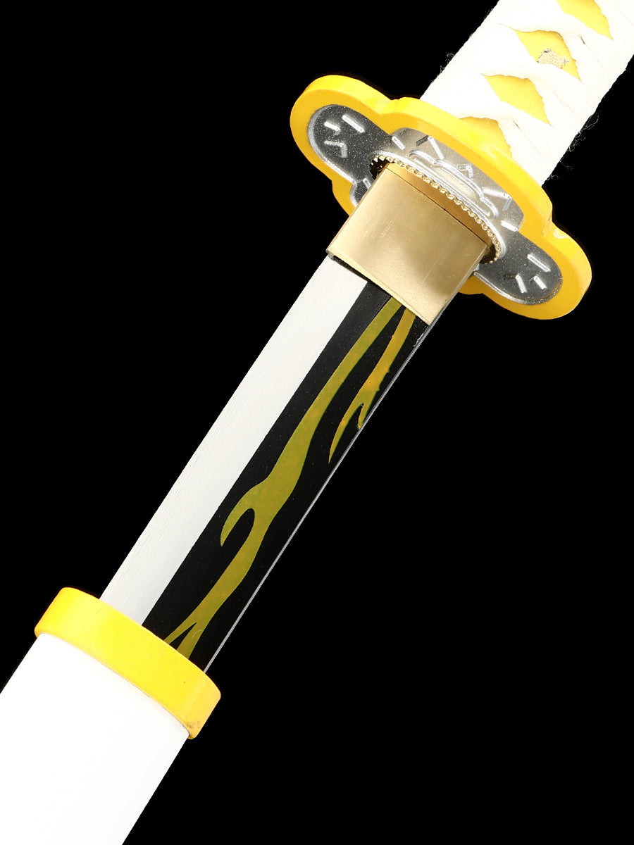 (A006)Demon Slayer kimetsu no yaiba Truly handmade katana sword Agatsuma Zenitsu