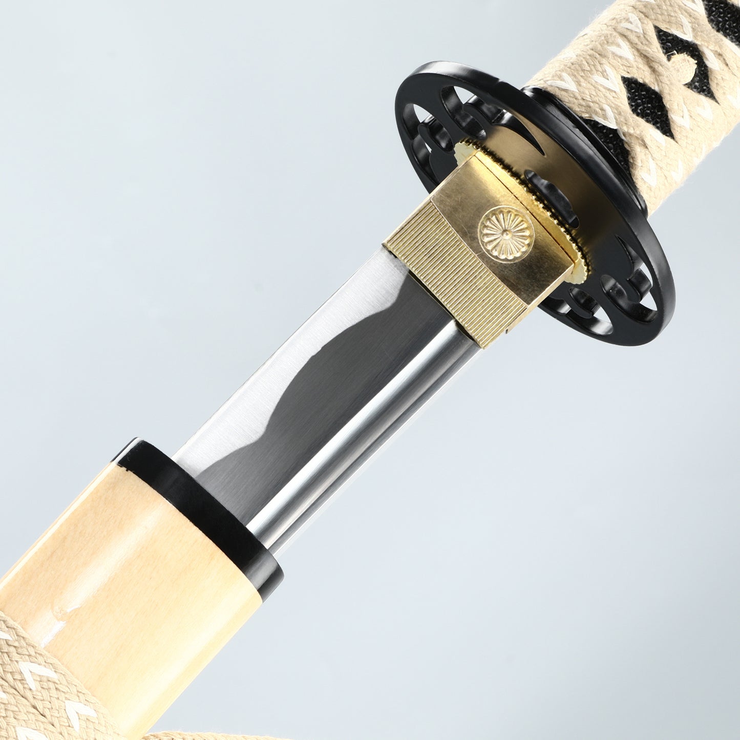 Real 28Inch 1060 Blade Clay Tempered Japanese Samurai Katana Full Tang