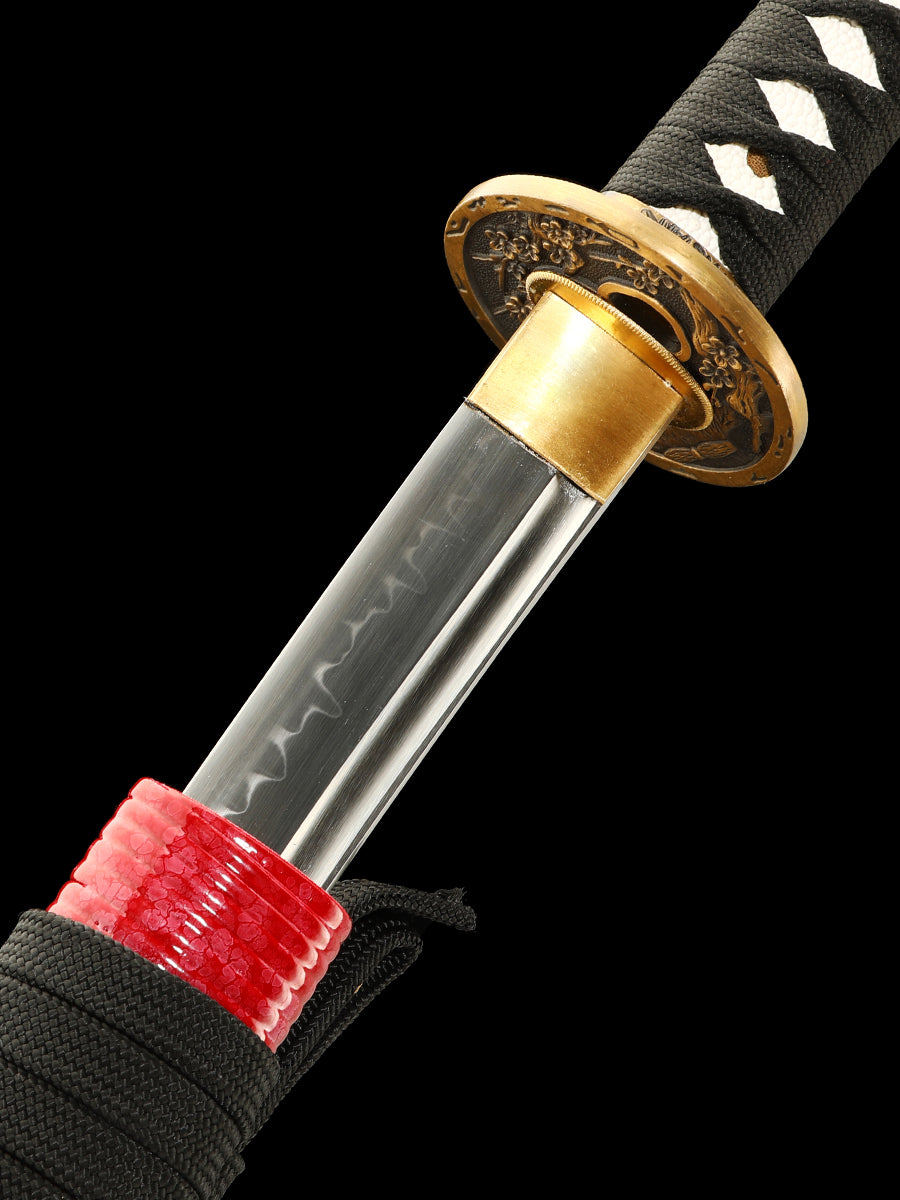 (27)Hand-made Japanese katana T10 steel blade