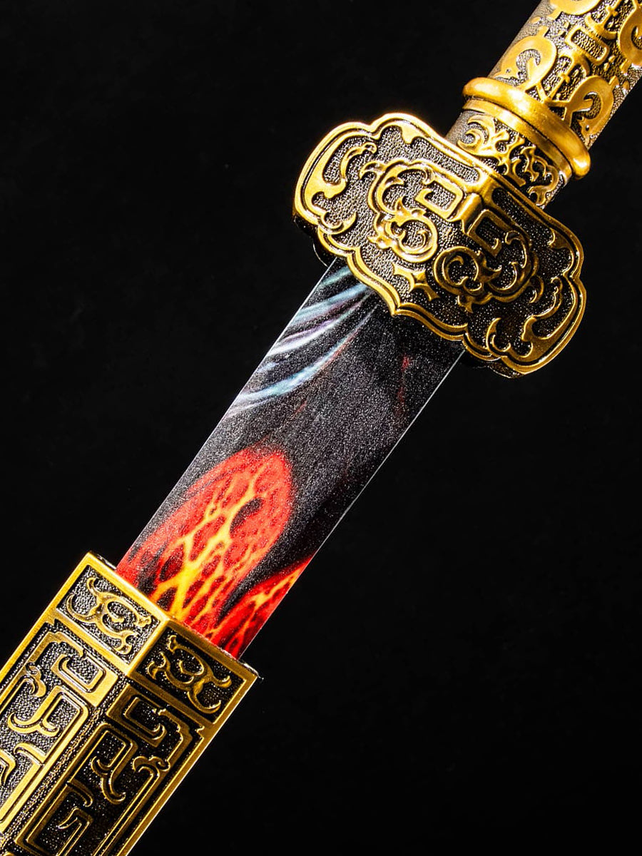 Yan Chi Han Sword, Made in China, with a 1060 steel forged exquisite scabbard