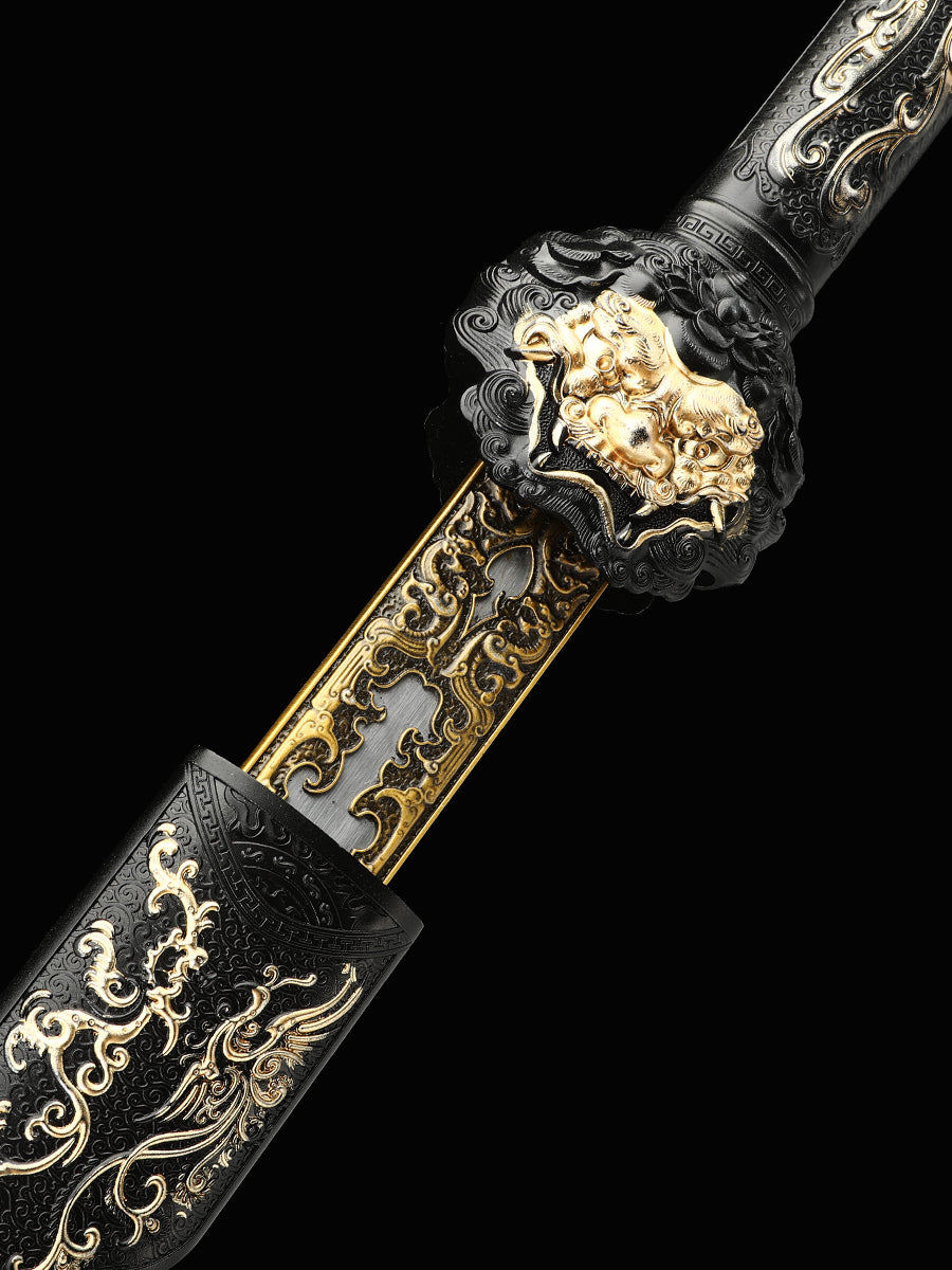 Chinese Sword, Han Dynasty Sword, Film and Television Sword, 1060 Steel Production, Blunt Practice Sword(86)