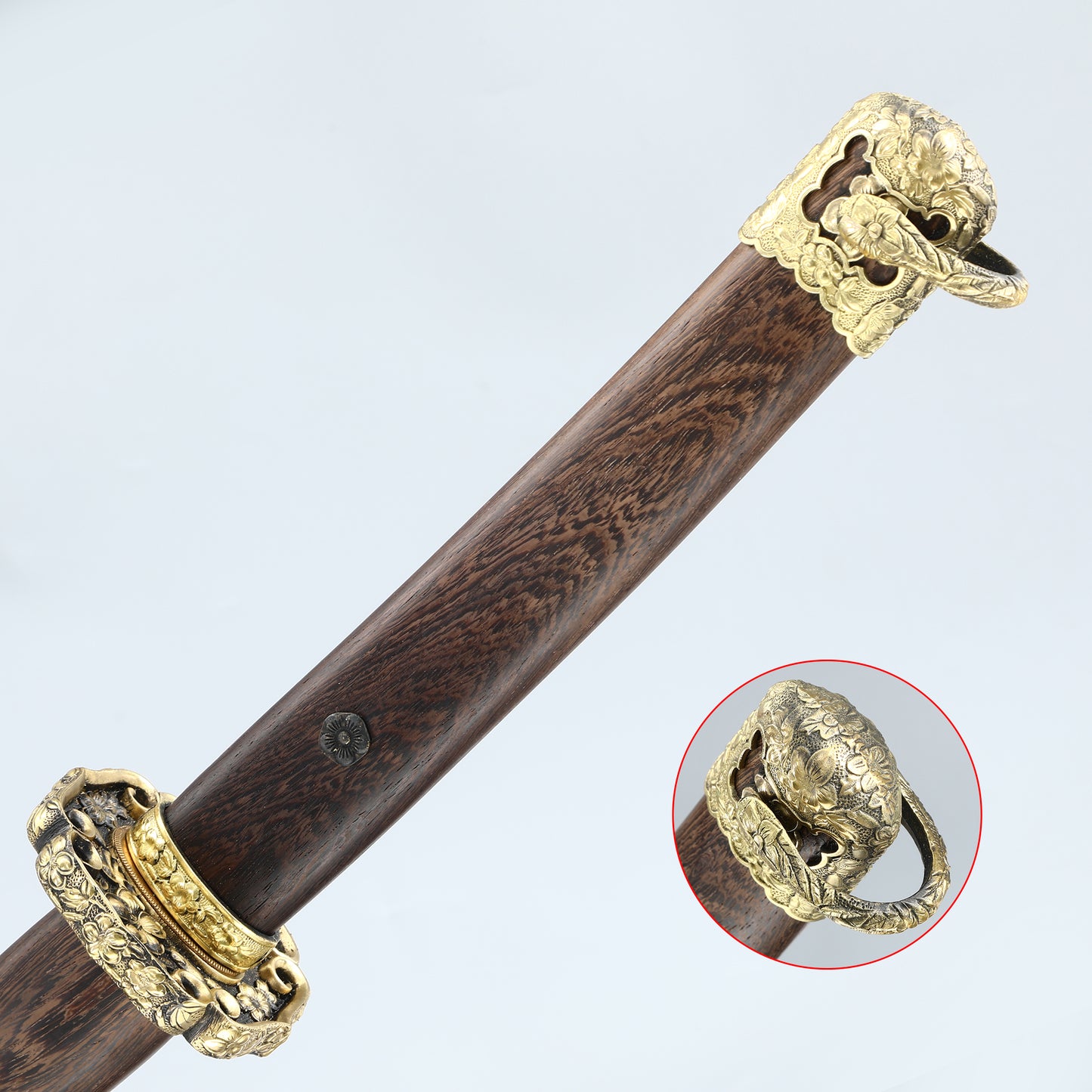 Handmade Katana T10 Steel Samurai Japanese Real Sword Chicken Wing Wooden Sheath Knife Full Tang Sharp