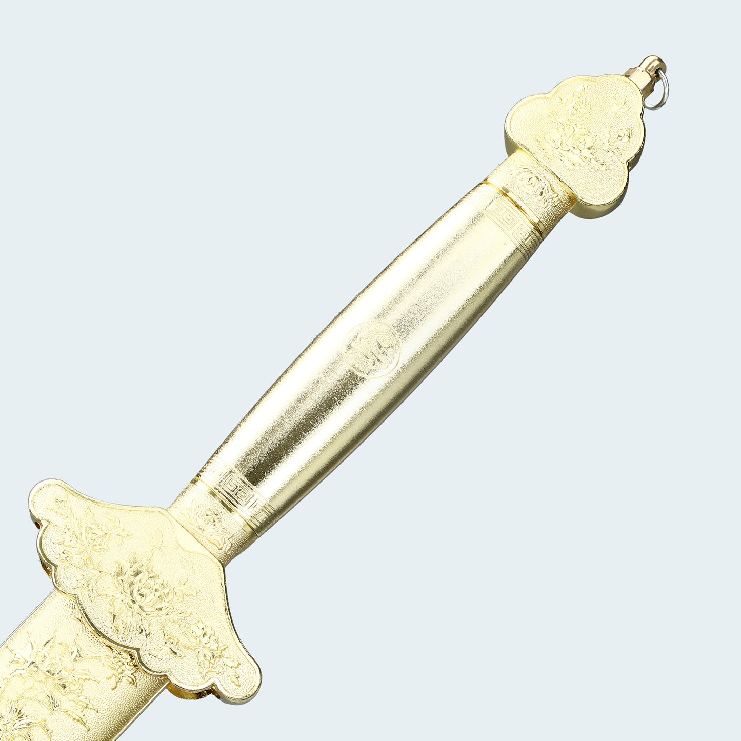 A 1095 steel sword from the Han Dynasty handmade in China, imitating a golden sword, used for collection and gift giving