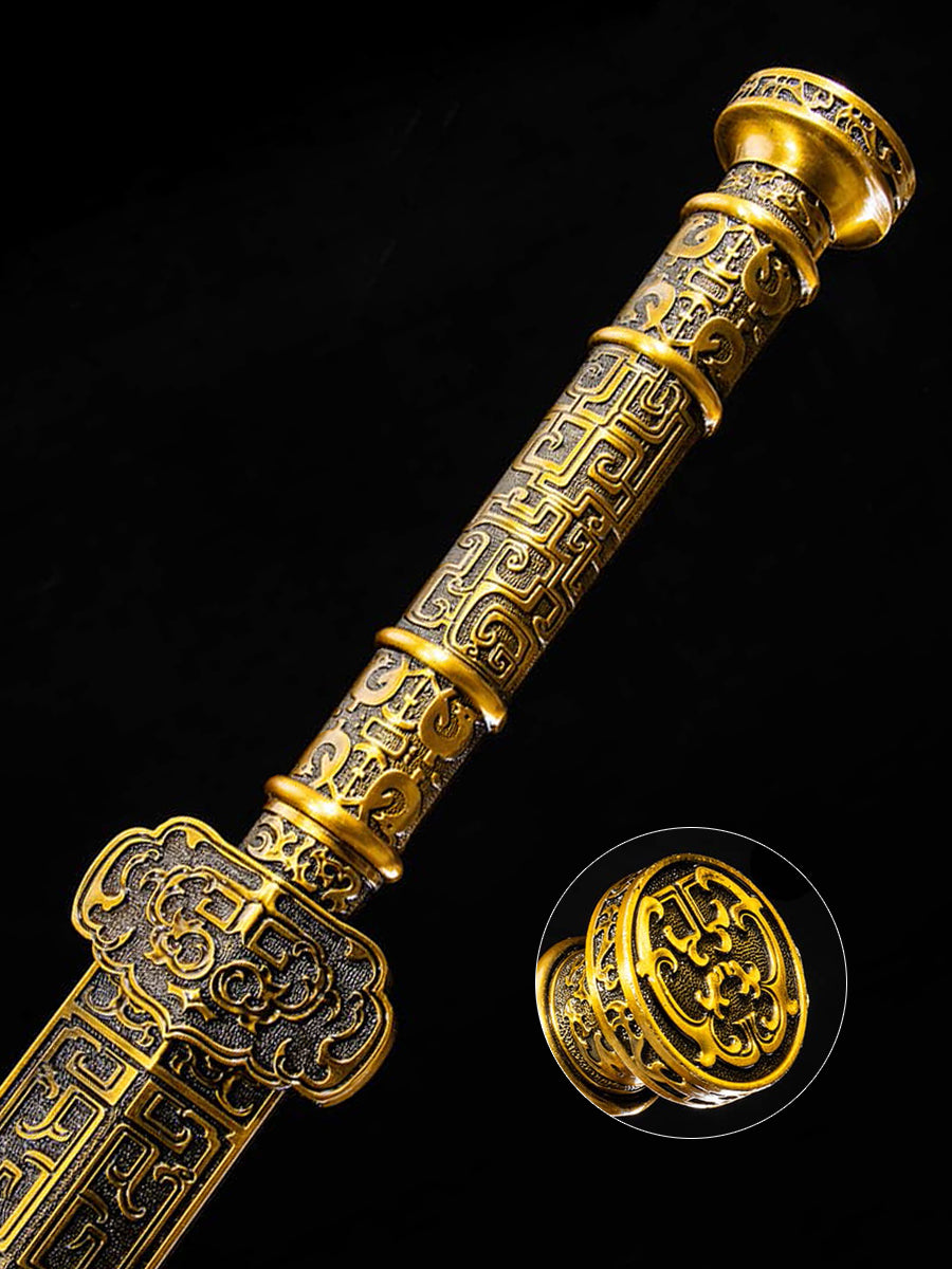 Yan Chi Han Sword, Made in China, with a 1060 steel forged exquisite scabbard