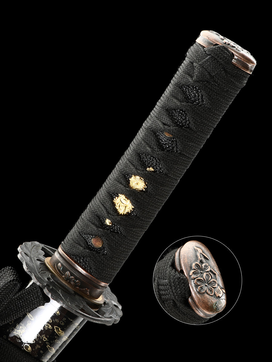 Japanese short sword decorative sword, Japanese samurai sword, made of T10 steel