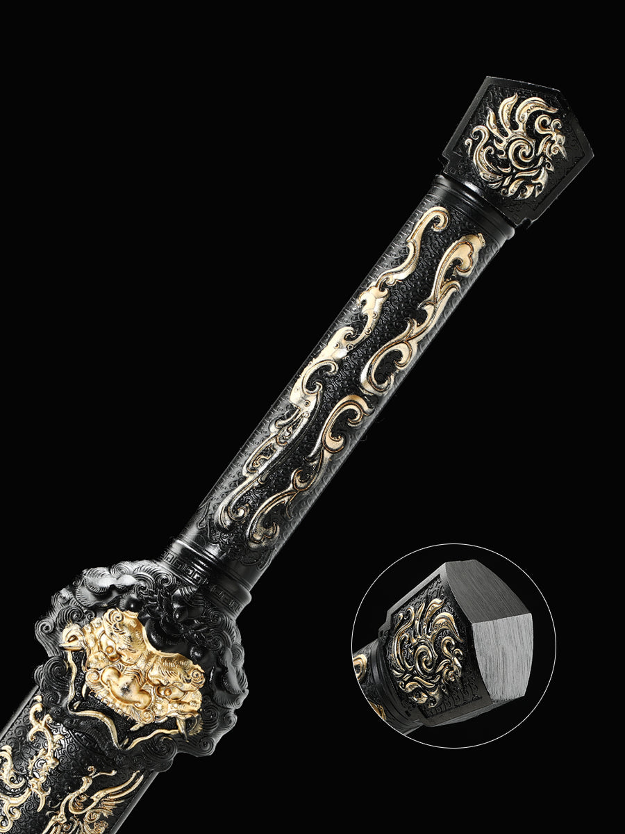 Chinese Sword, Han Dynasty Sword, Film and Television Sword, 1060 Steel Production, Blunt Practice Sword(86)