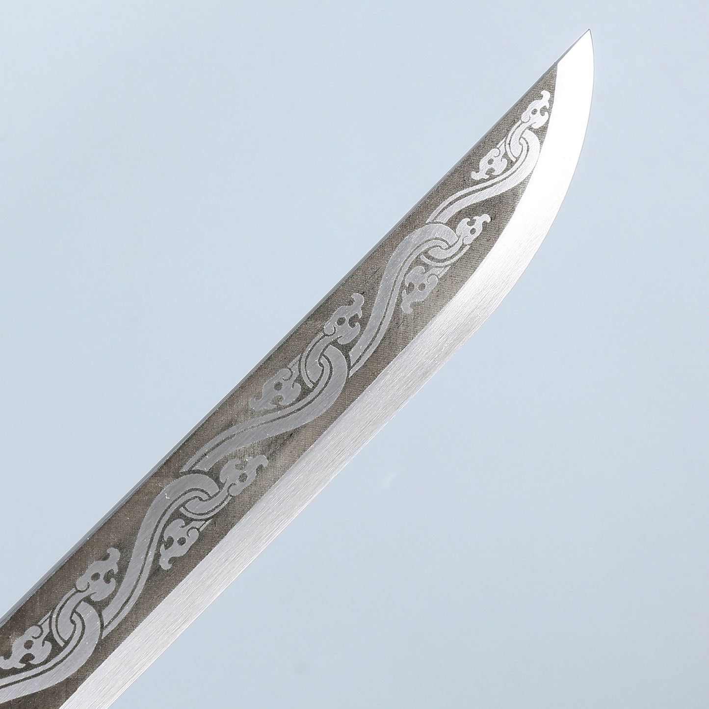 Chinese Sword Tang Dynasty Blade Carbon Steel Edge Lika Dragon Pattern Sheath(TD004)
