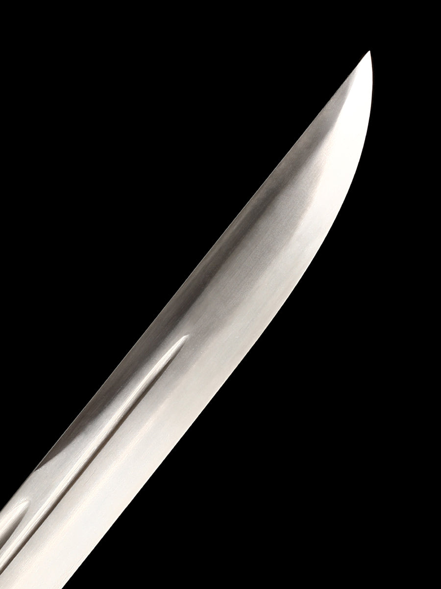 66Chinese Tang Knife Home Decoration Yellow Sheath Collection Gift