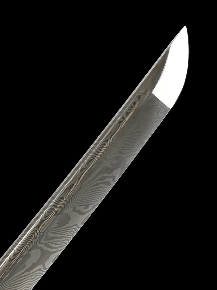 Handmade Japanese sword, Damascus steel samurai sword, Tai sword decoration collection
