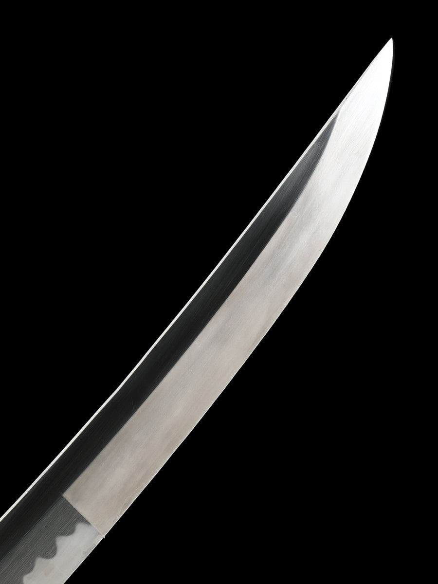 Japanese 20Inch 1095钢 Katana Samurai Sword Sharp Full Tang Blade baked black grinding pattern 