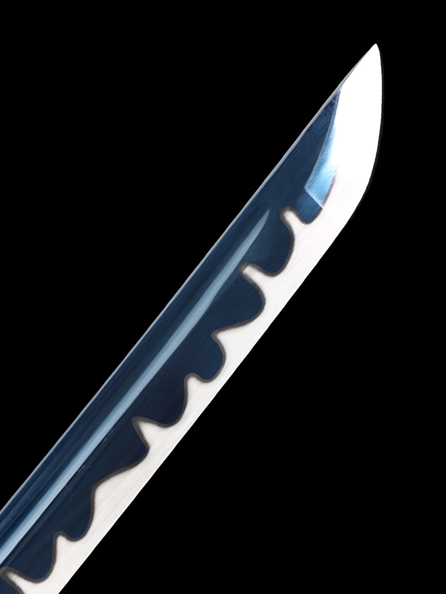 (3)The real katana sword with the blue body tachi