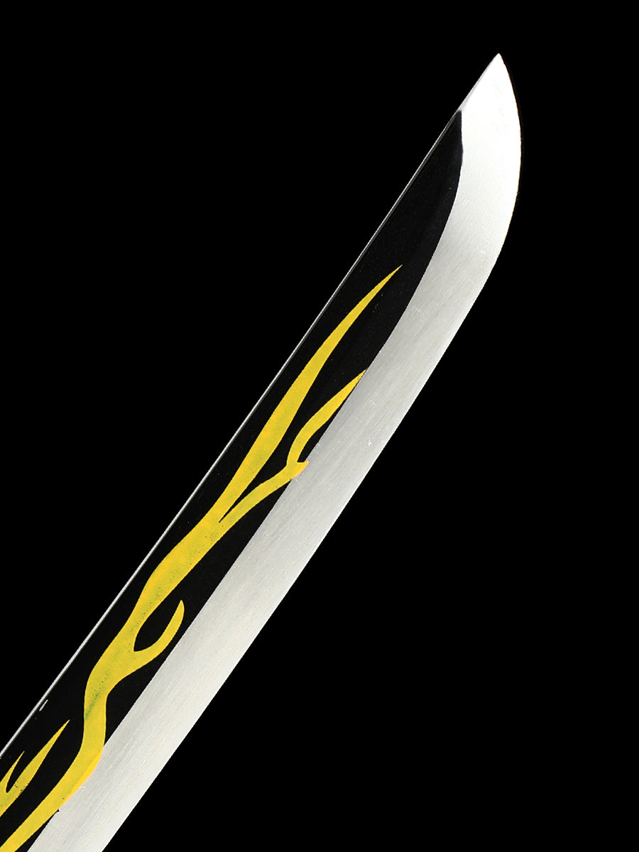 (A006)Demon Slayer kimetsu no yaiba Truly handmade katana sword Agatsuma Zenitsu