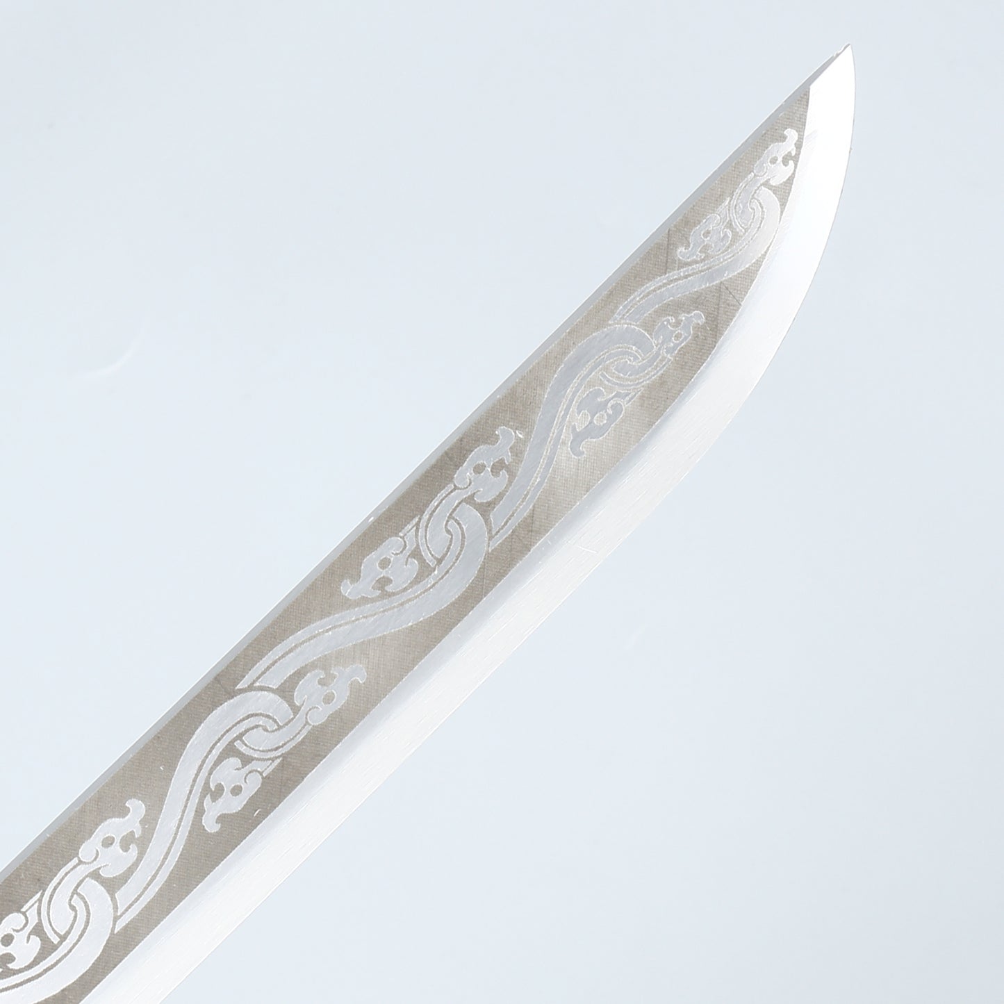 Chinese Sword Tang Dynasty Dao Carbon Steel Straight Blade Sharp Katana Dragon Pattern Sheath(TD002)