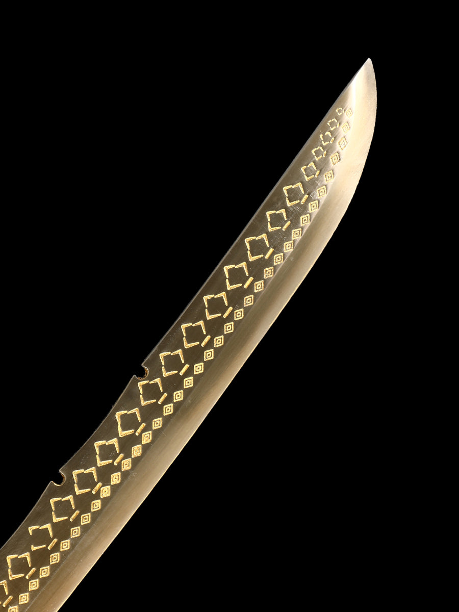 Tiger head equipment, hand forged long knife, large machete, 1095 steel, handmade, collectible, decorative knife