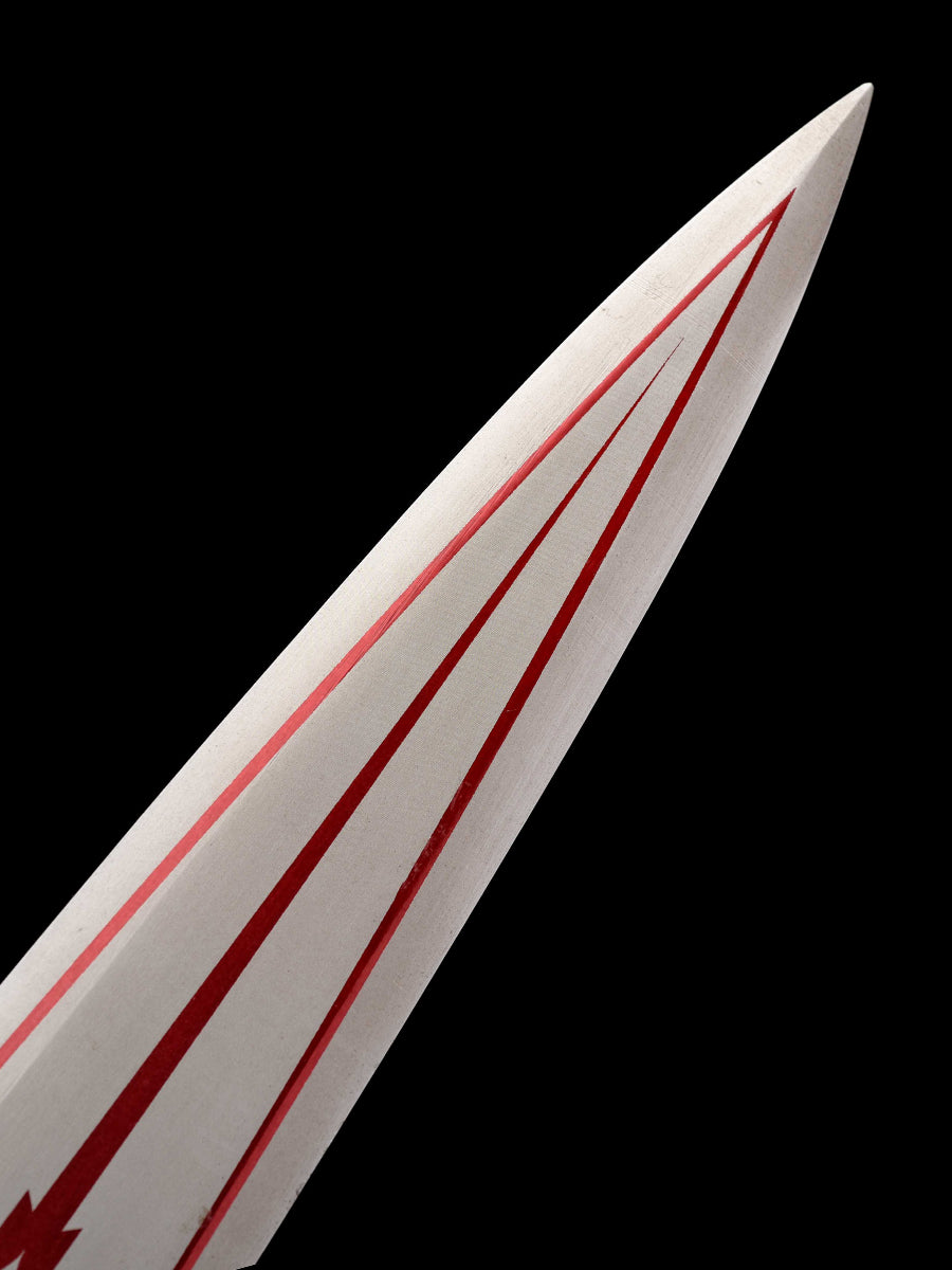 Eighteen weapons decoration collection, lotus spear red
