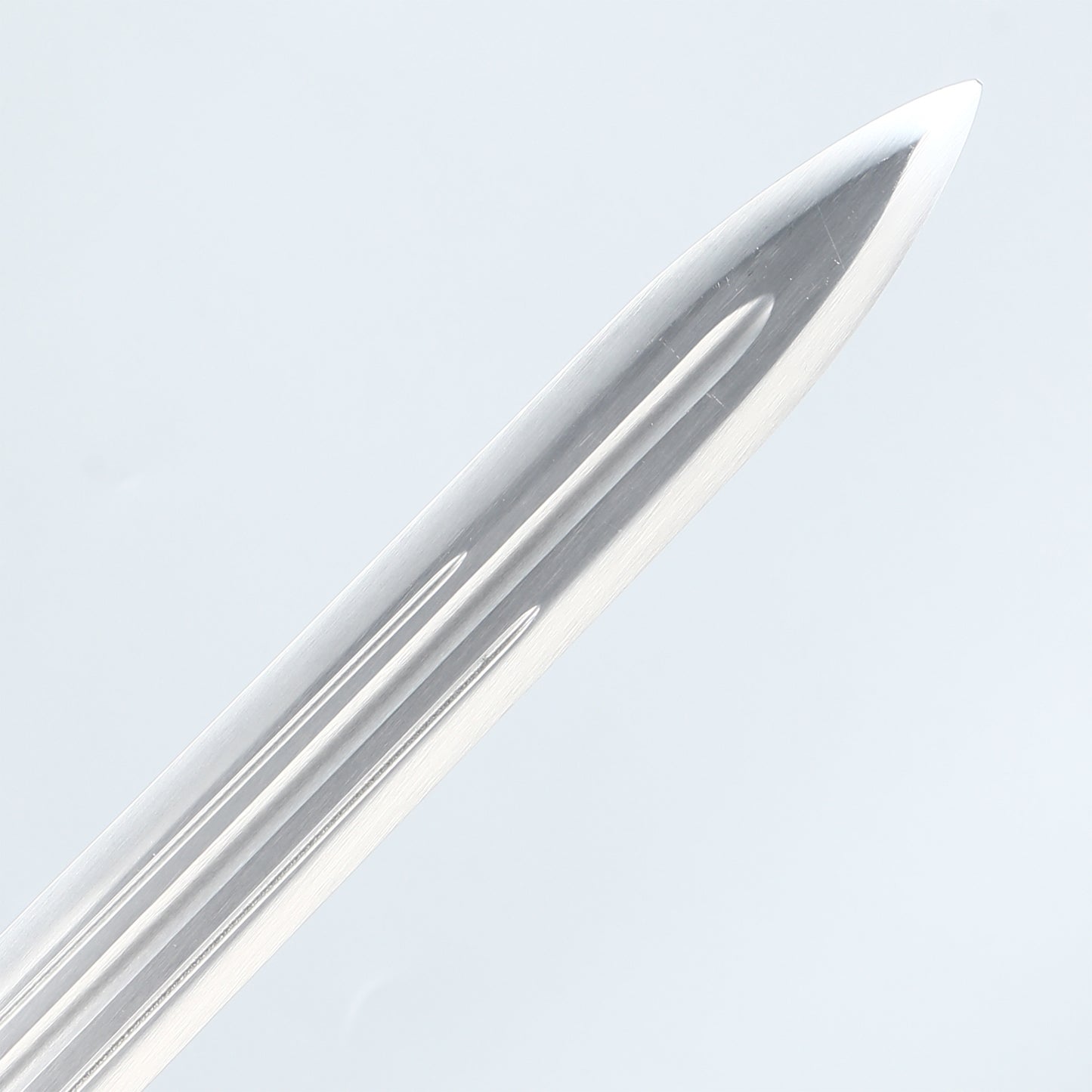 Handcrafted Han Dynasty sword made of 1095 steel with a white sheath for collection and gift giving