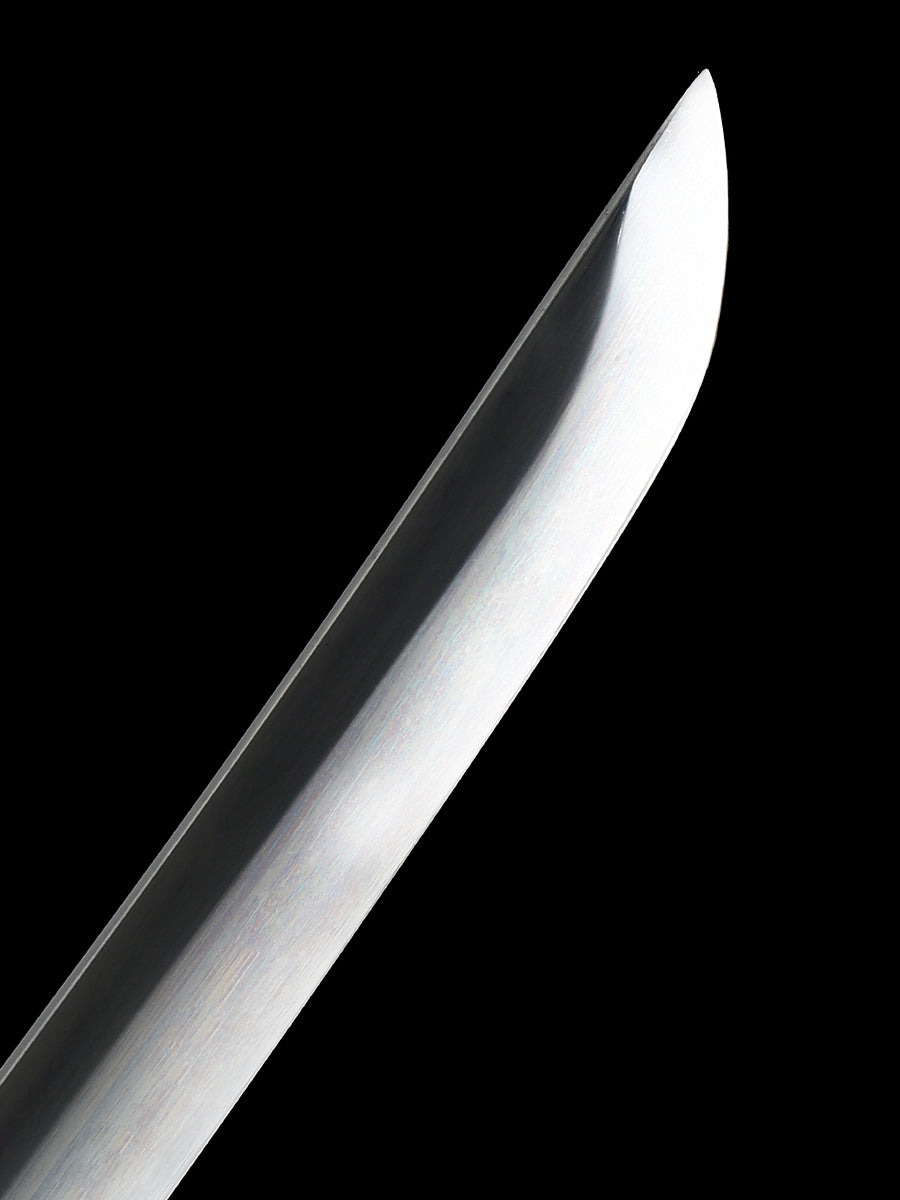 Japanese Katana 1095 steel hand polished mirror blade Hand drawn scabbard sharp combat readiness(81